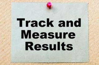 piece of paper that says track and measure